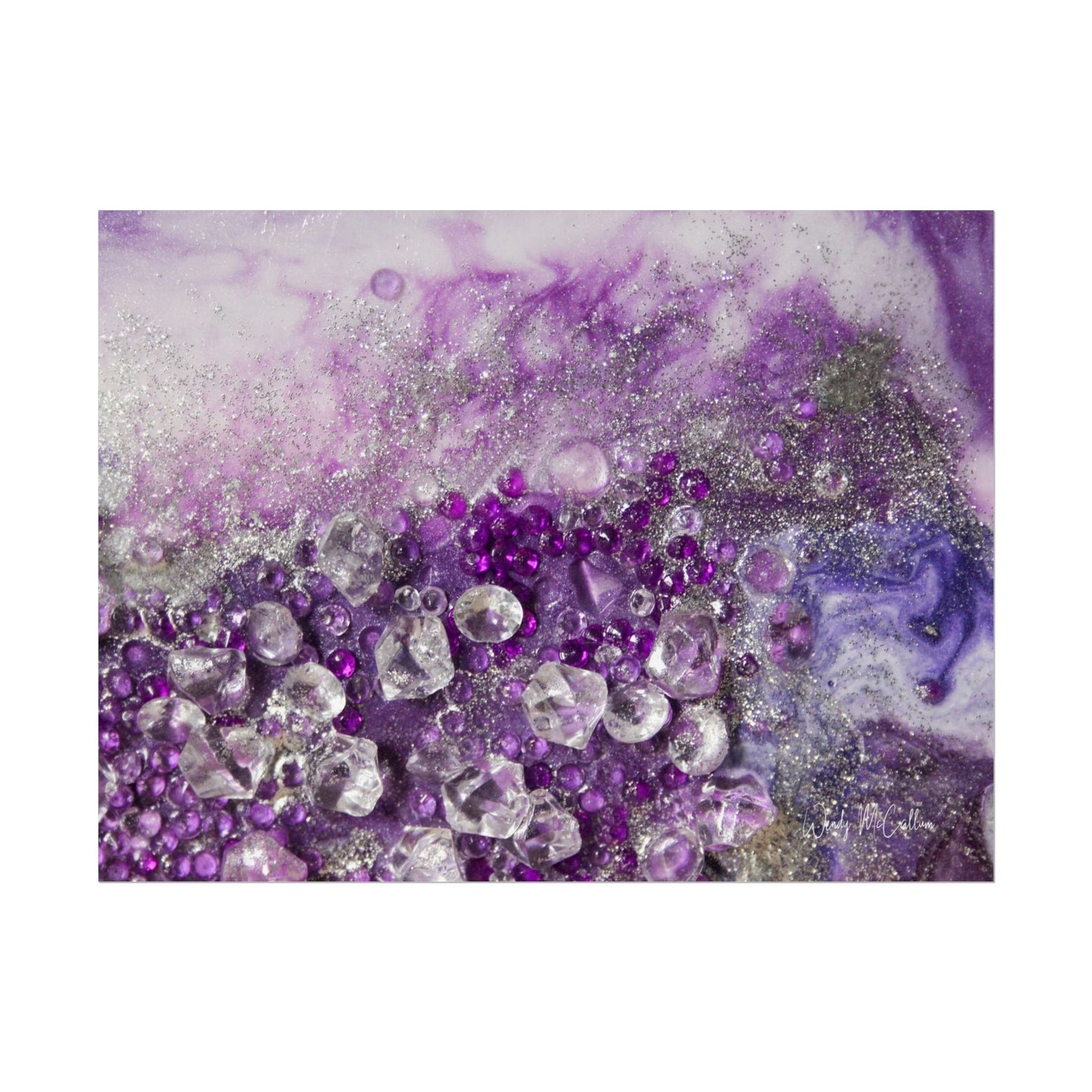 Amethyst Dreams Fine Art Print - Elegance