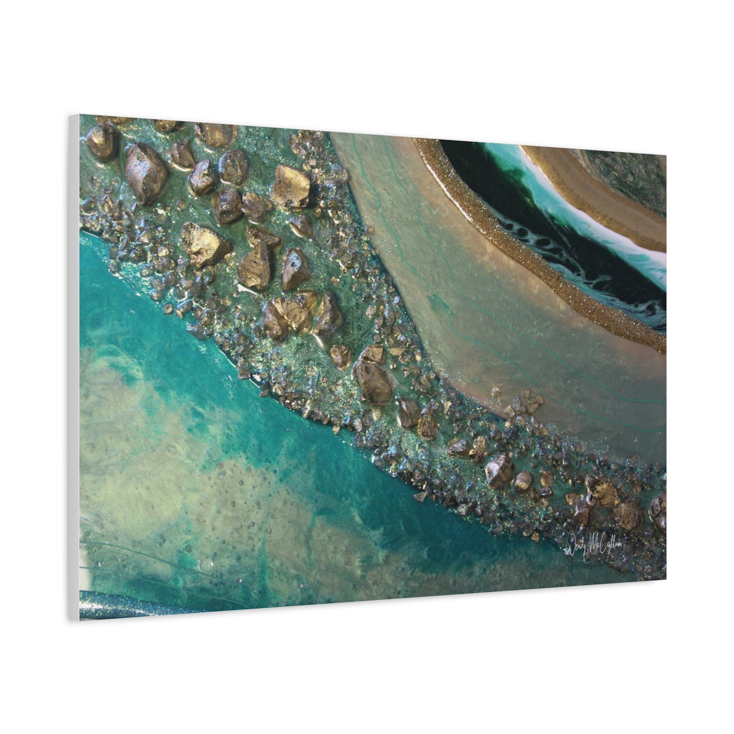 Dioptase Canvas Wall Art - Grace