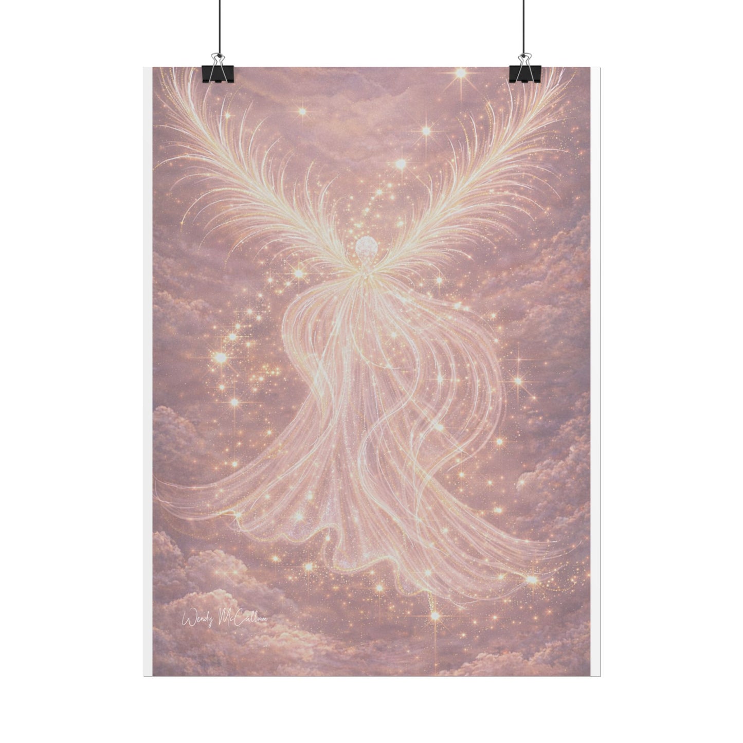 Archangel Chamuel – Fine Art Print | Angel of Love, Peace & Emotional Healing