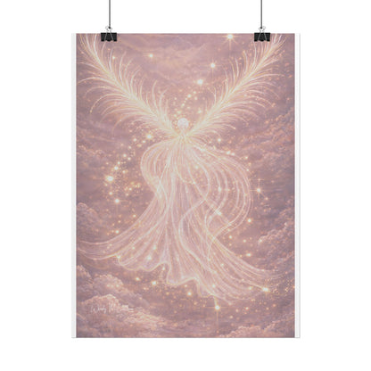 Archangel Chamuel – Fine Art Print | Angel of Love, Peace & Emotional Healing