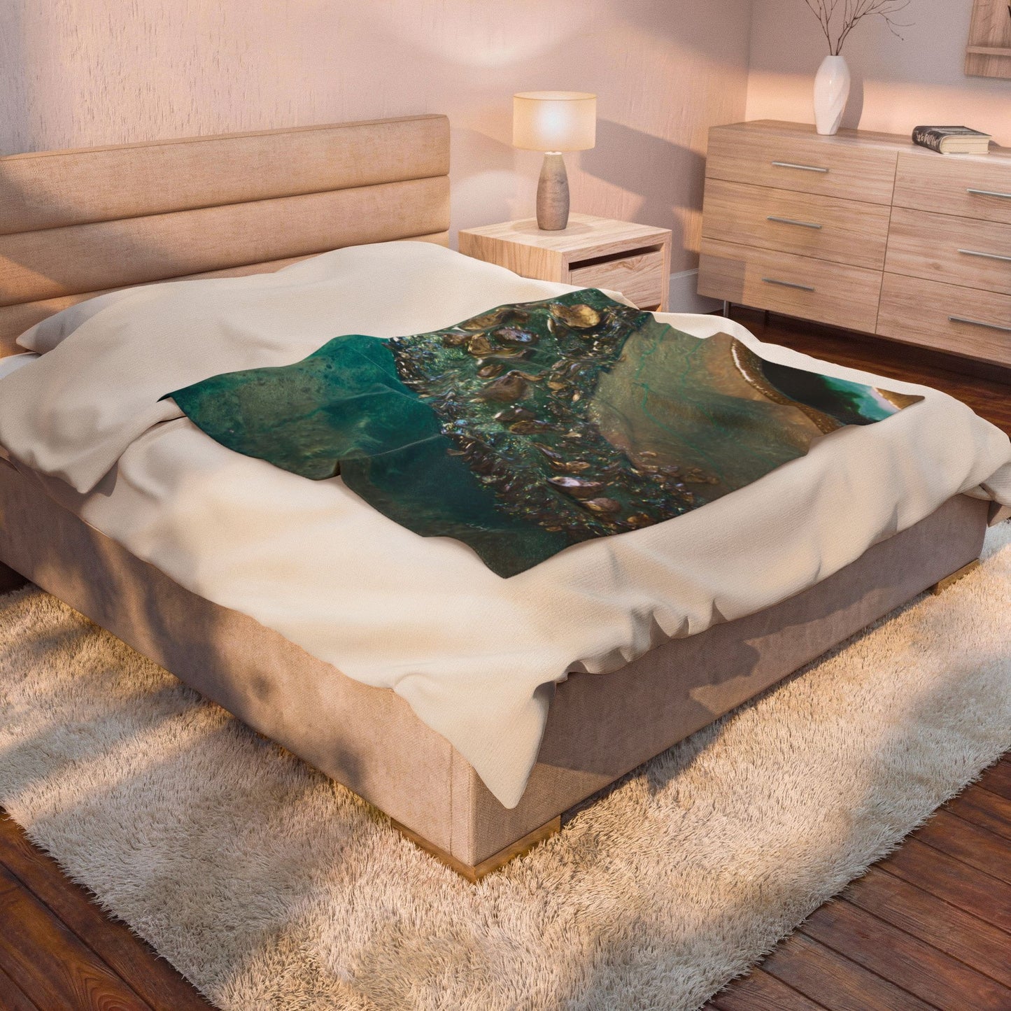 Dioptase Grace - Velveteen Plush Blanket