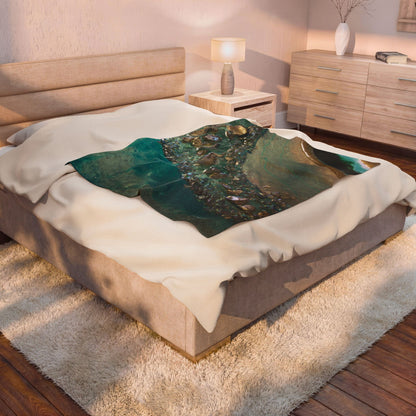 Dioptase Grace - Velveteen Plush Blanket