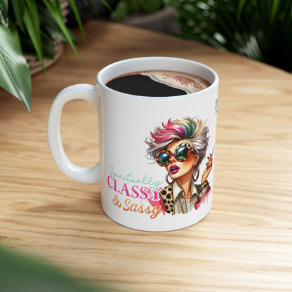 Spiritually Classy & Sassy – Divine Feminine Ceramic Mug (11oz & 15oz)