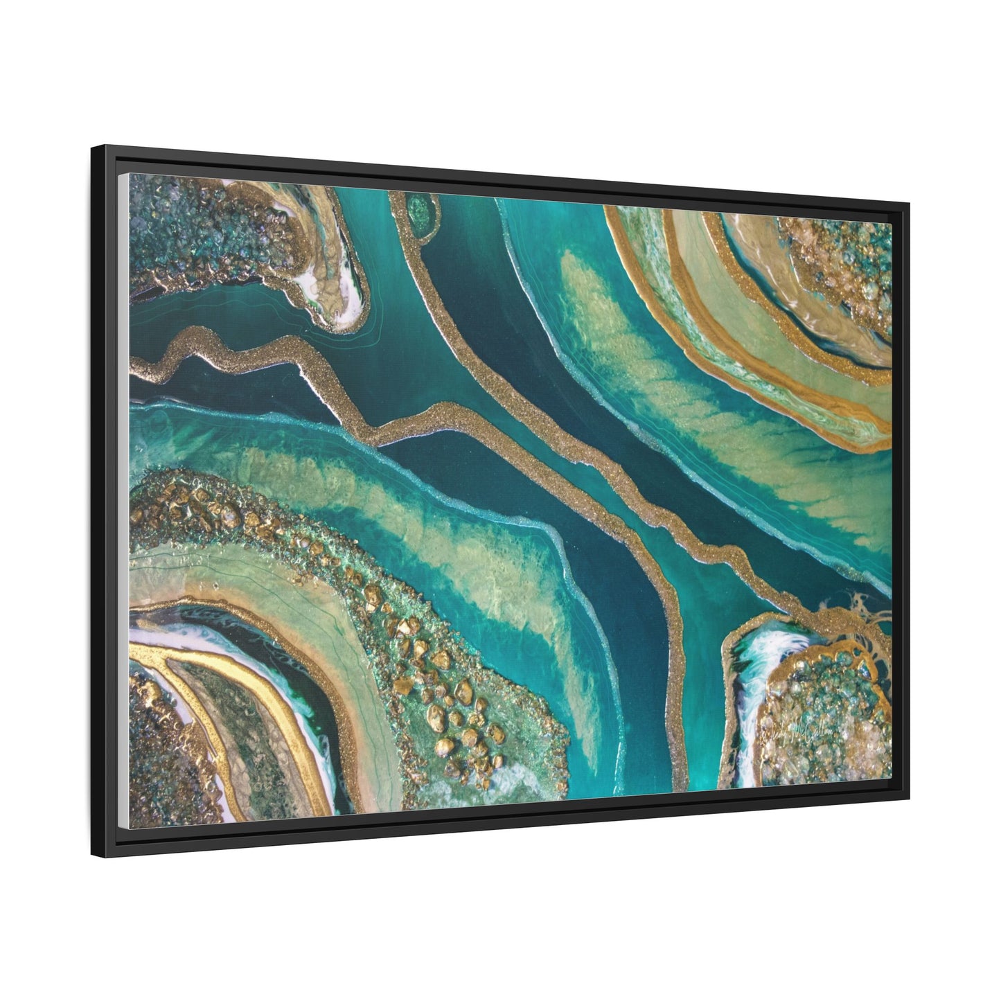Dioptase Framed Print - Splendour