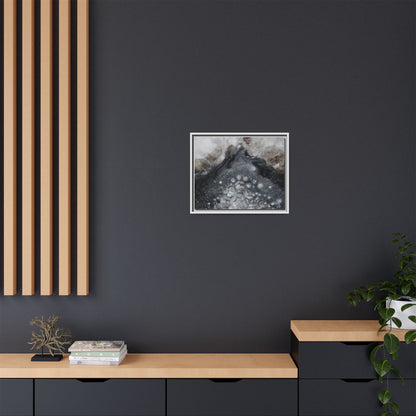 Grey Moonstone Framed Print - Elegance