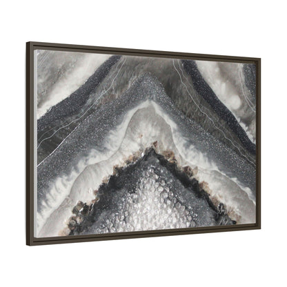 Grey Moonstone Framed Print - Splendour