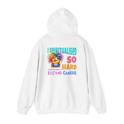I Spiritualised Too Hard… I Think I’ve Blown a Chakra – Funny Rainbow Chick Hoodie