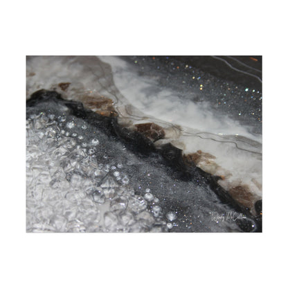 Grey Moonstone Fine Art Print - Opulence