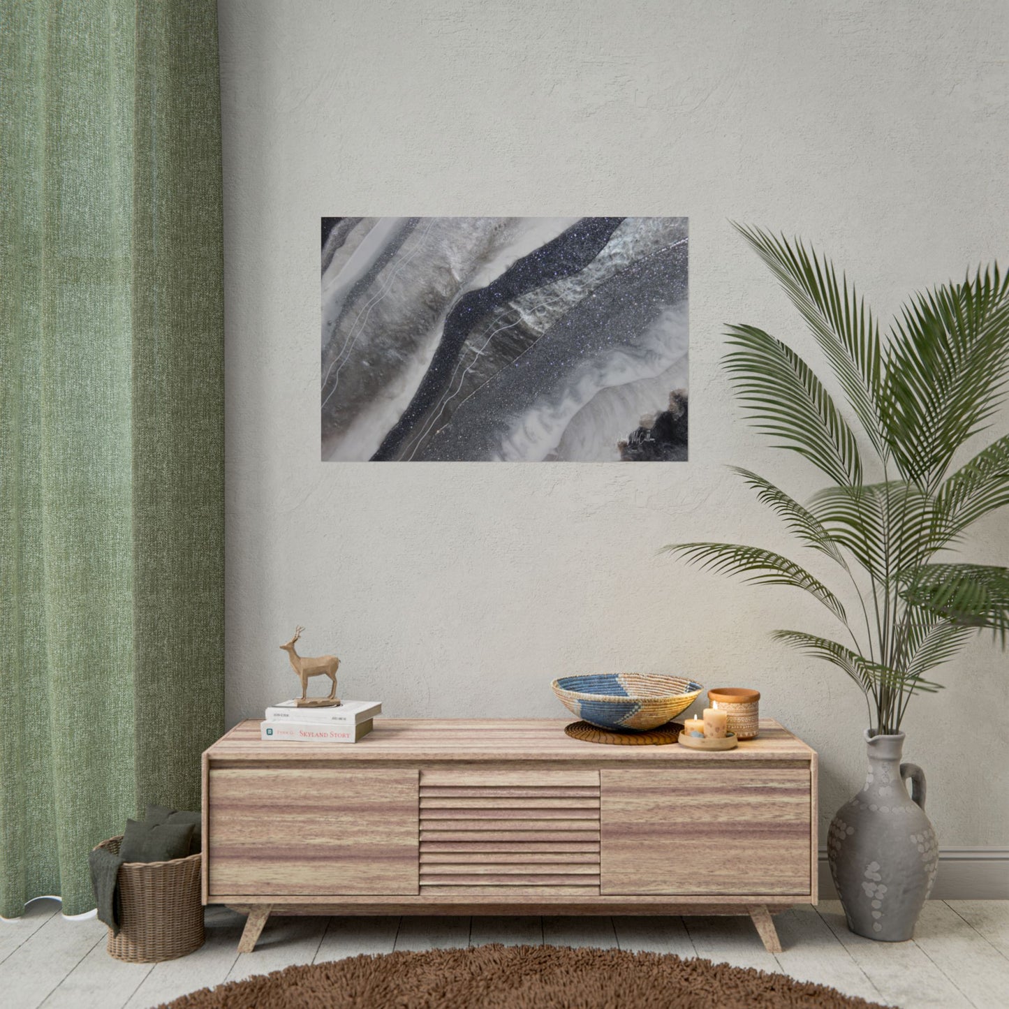 Grey Moonstone Fine Art Print - Grace