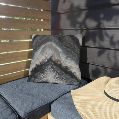 Grey Moonstone Splendour Outdoor Pillow — Patio Cushion