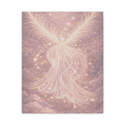 Archangel Chamuel Canvas – Love, Peace & Heart Healing