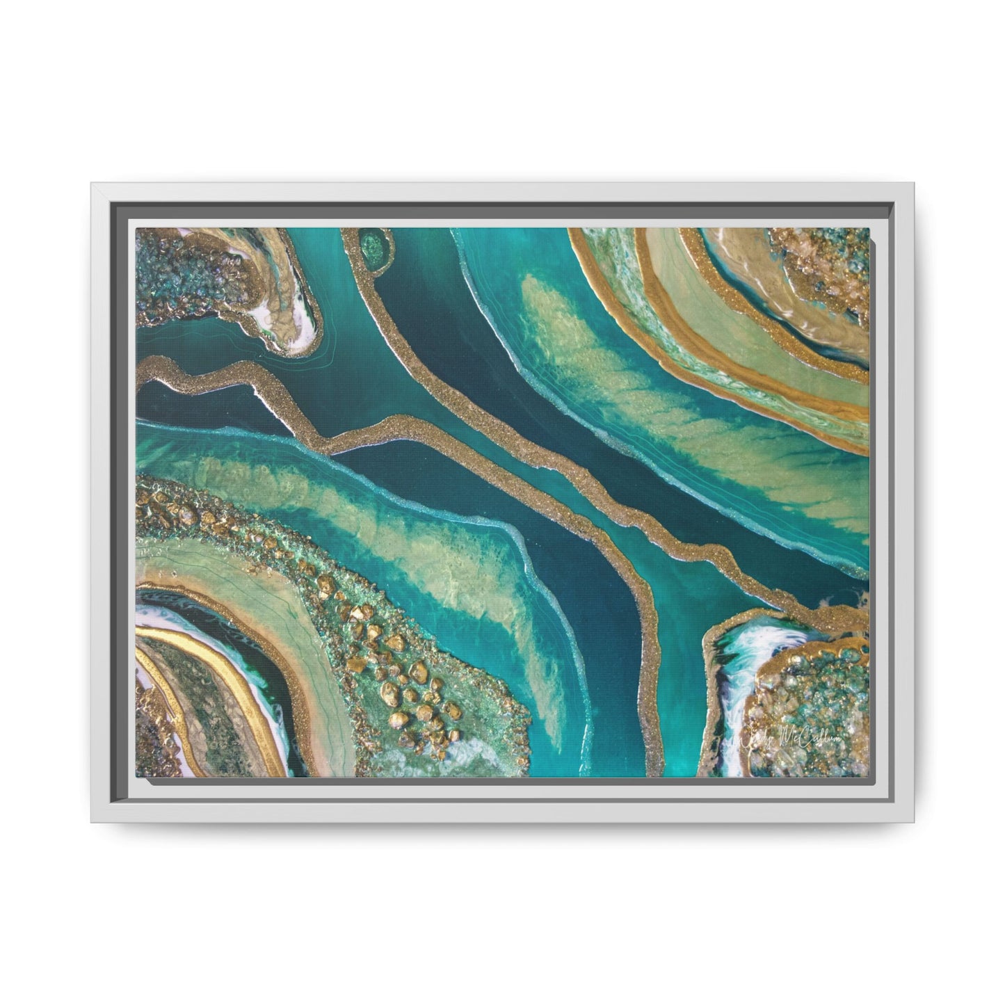 Dioptase Framed Print - Splendour