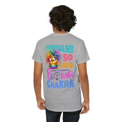 I Spiritualised Too Hard… I Think I’ve Blown a Chakra – Funny Rainbow Chick T-Shirt