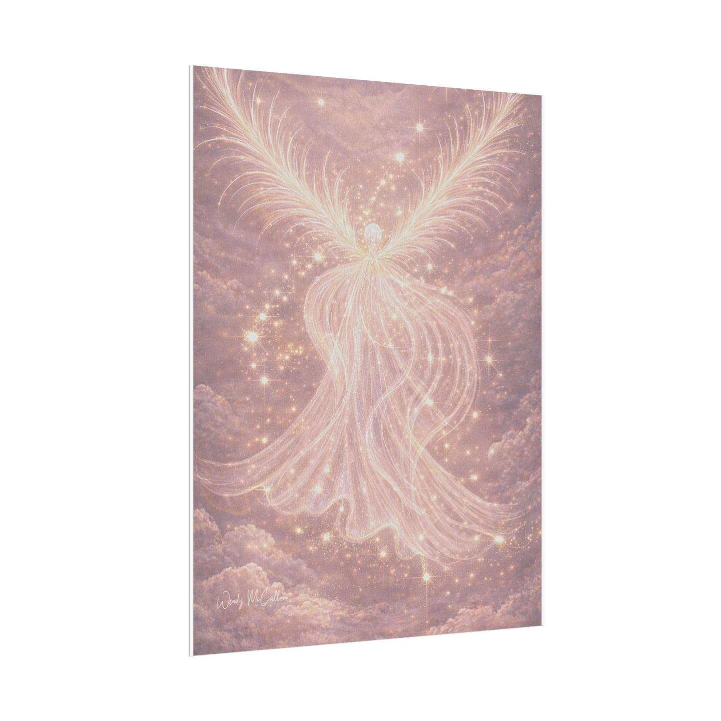 Archangel Chamuel – Fine Art Print | Angel of Love, Peace & Emotional Healing
