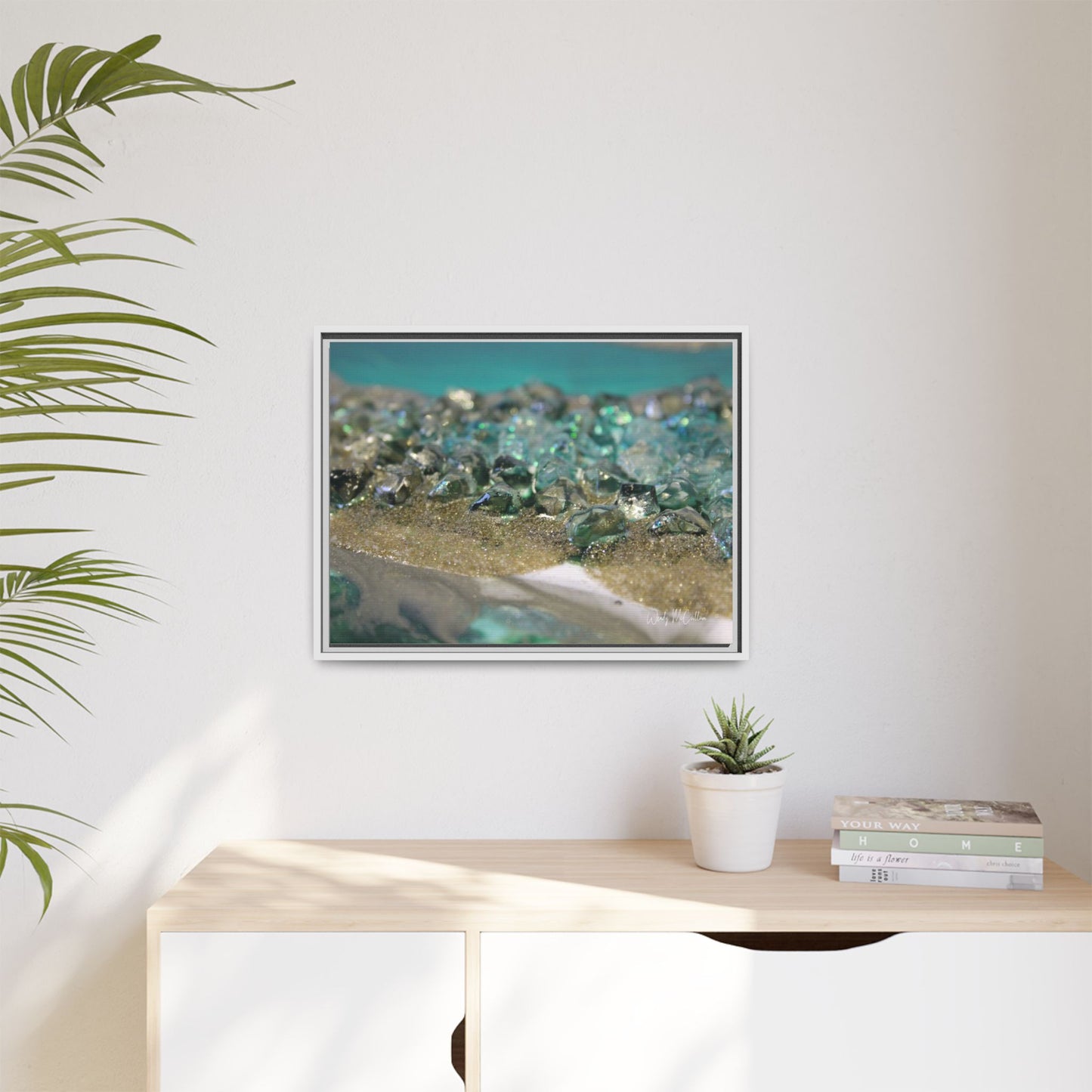 Dioptase Framed Print - Elegance