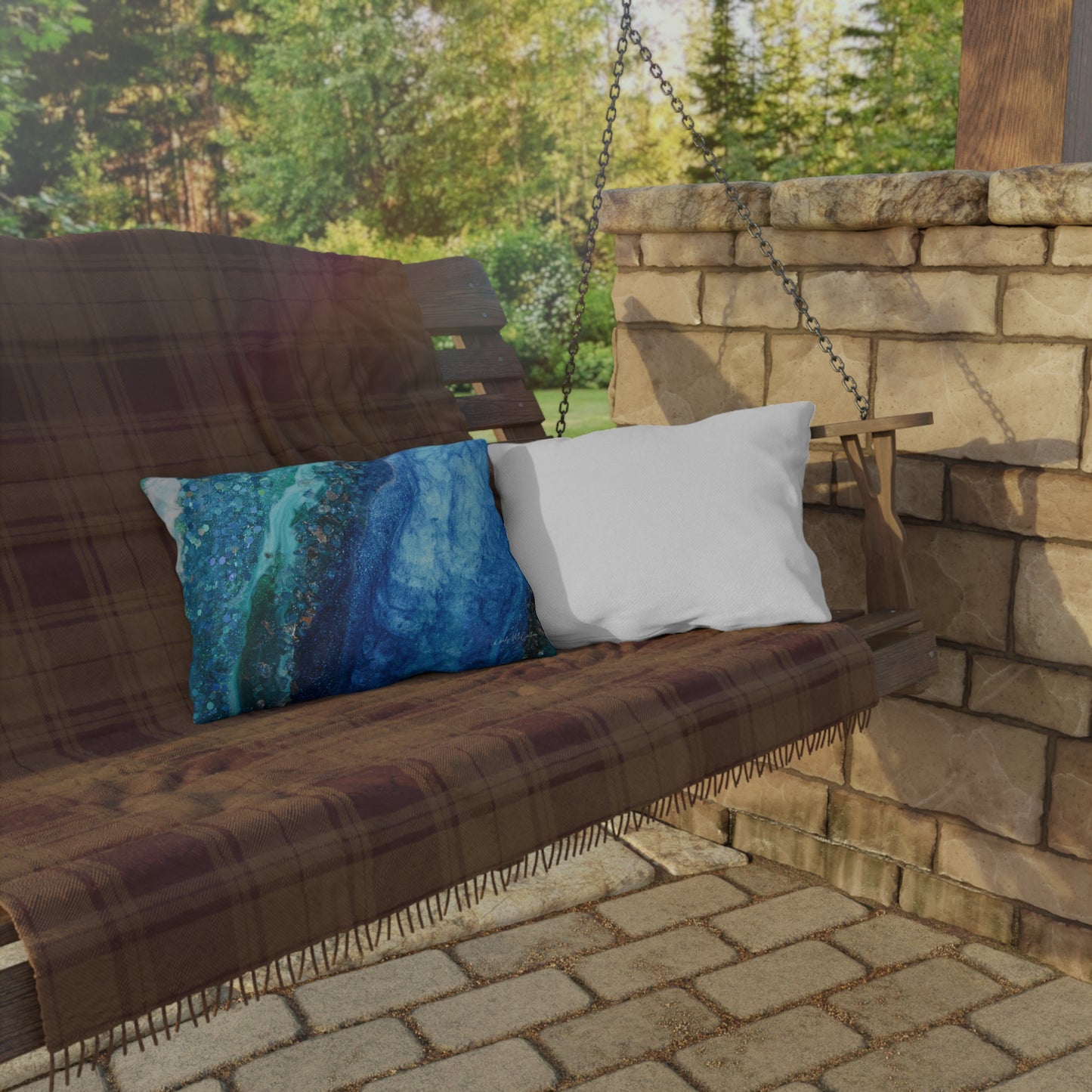 Elucidation Opulence Outdoor Pillow - Patio Cushion