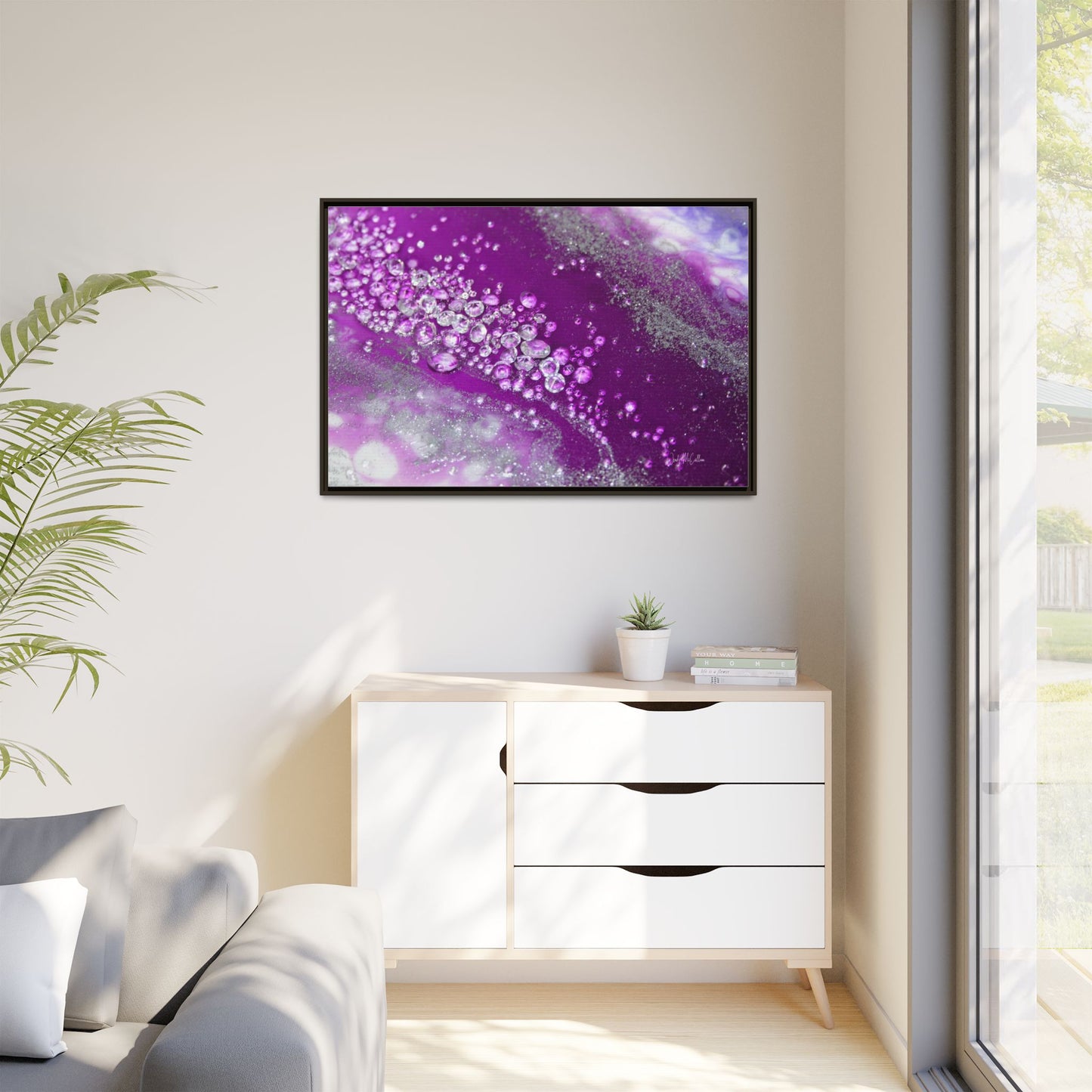 Amethyst Dreams Framed Print - Grace