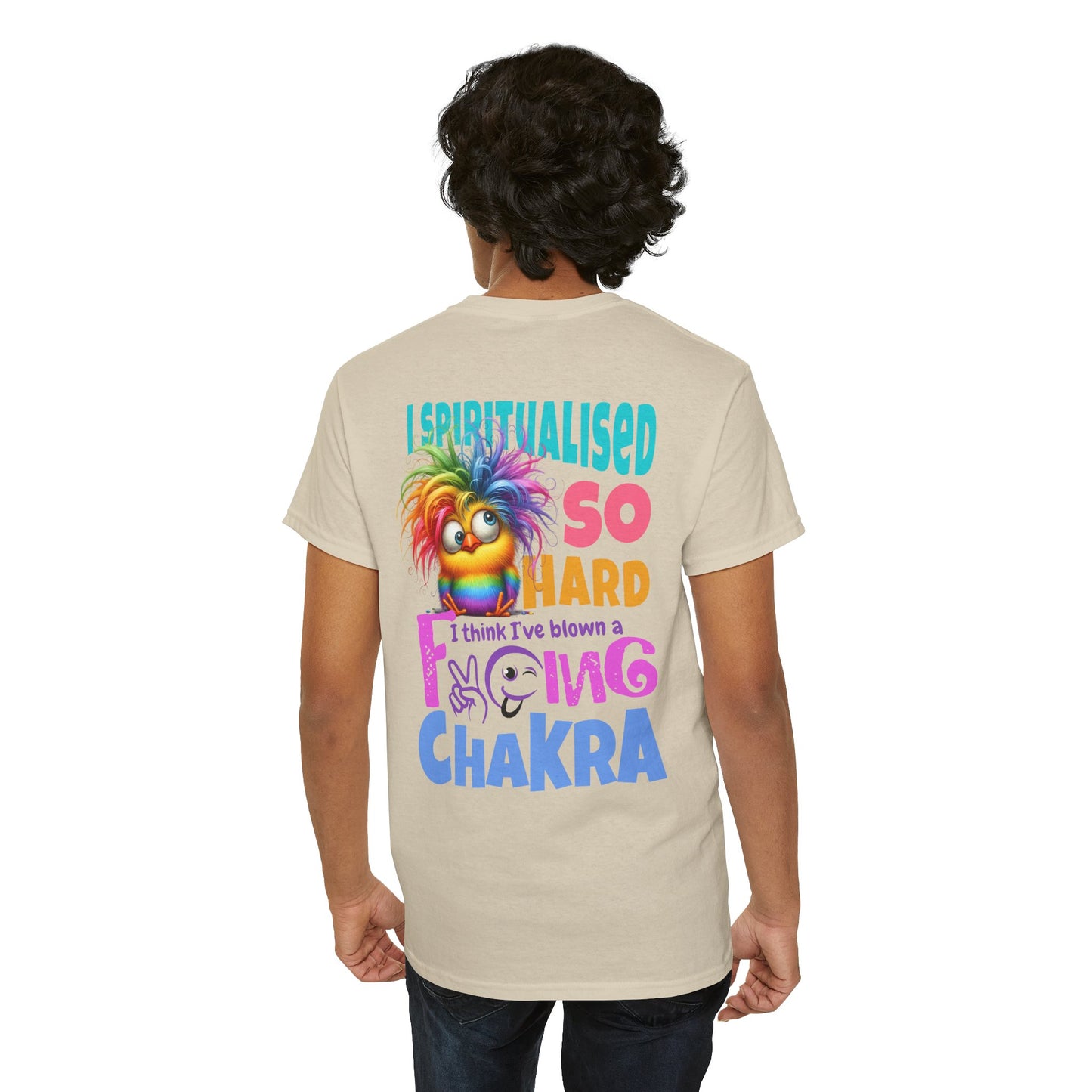 I Spiritualised Too Hard… I Think I’ve Blown a Chakra – Funny Rainbow Chick T-Shirt