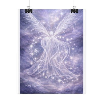Archangel Jeremiel – Fine Art Print | Angel of Insight, Life Review & Spiritual Clarity