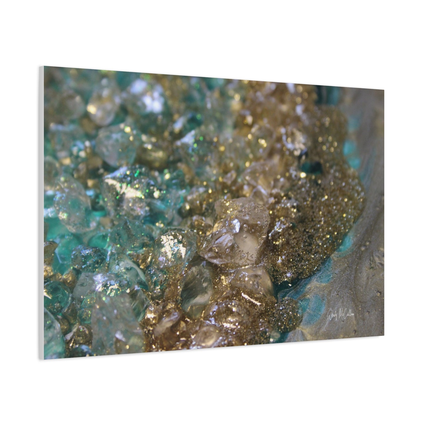 Dioptase Canvas Wall Art - Opulence