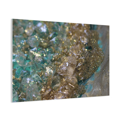 Dioptase Canvas Wall Art - Opulence