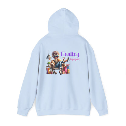 Healing in Progress – Strong Woman Empowerment Hoodie