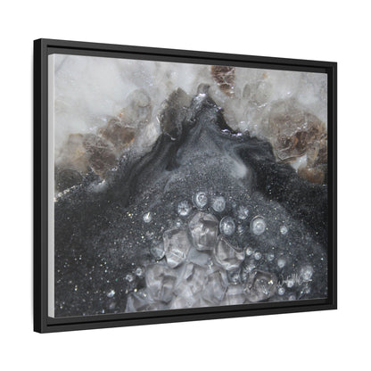 Grey Moonstone Framed Print - Elegance