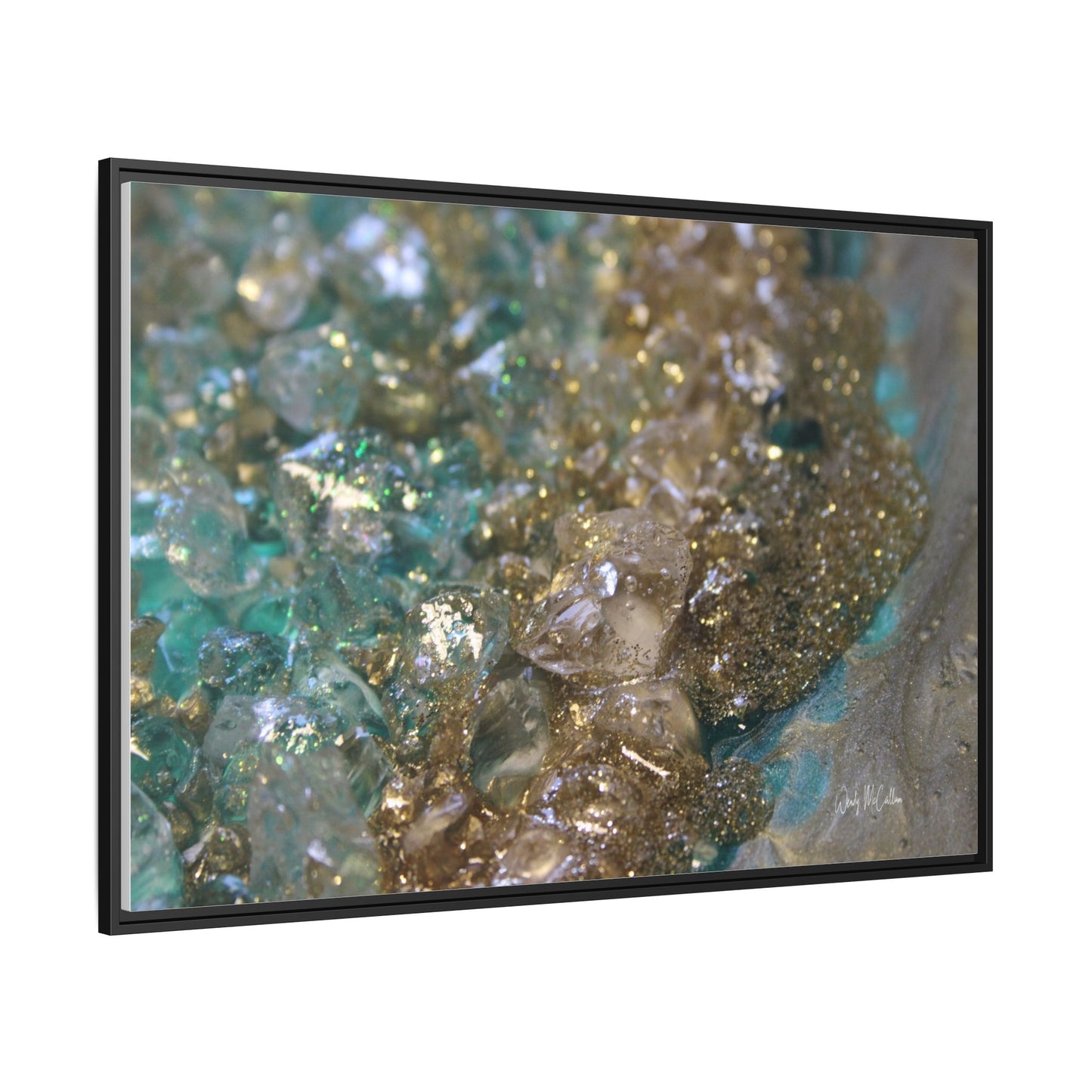 Dioptase Framed Print - Opulence