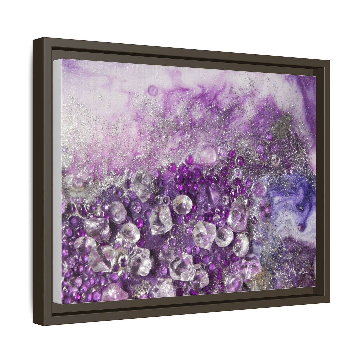 Amethyst Dreams Framed Print - Elegance