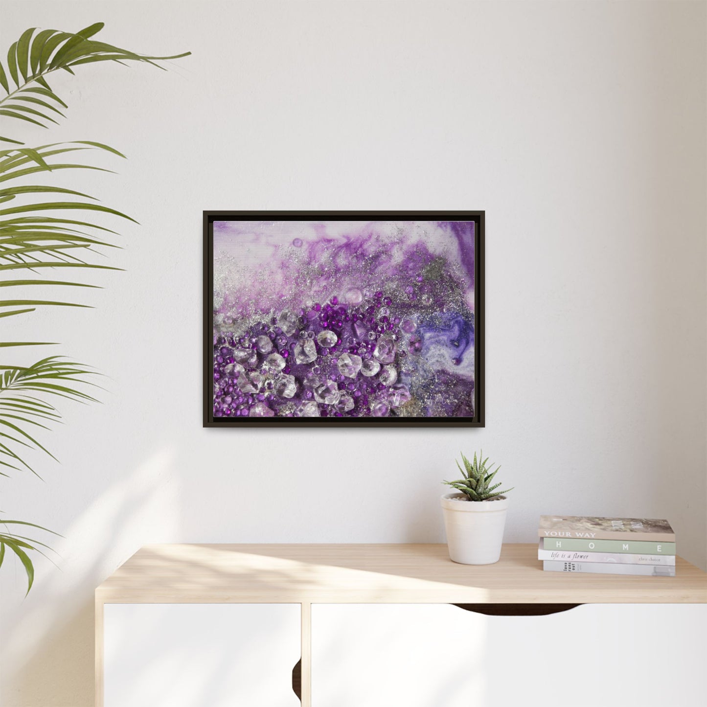 Amethyst Dreams Framed Print - Elegance