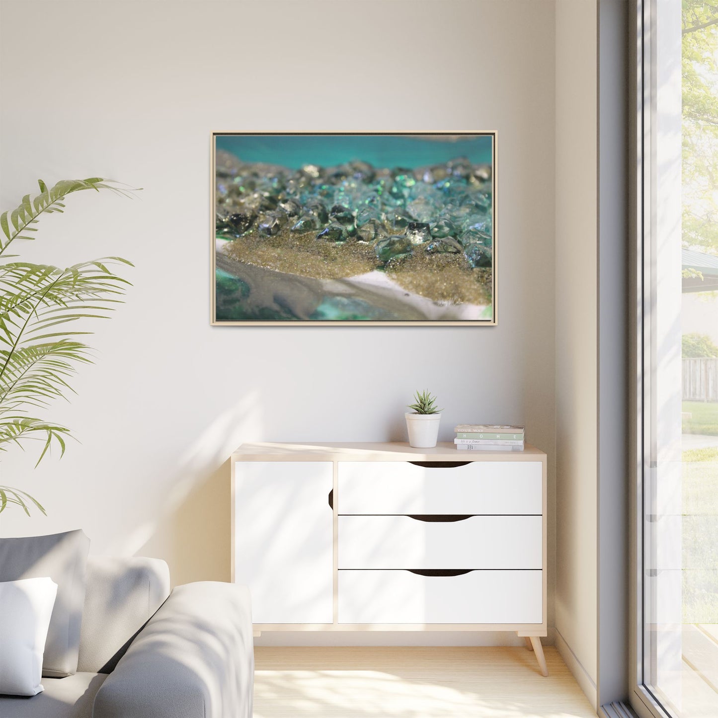 Dioptase Framed Print - Elegance