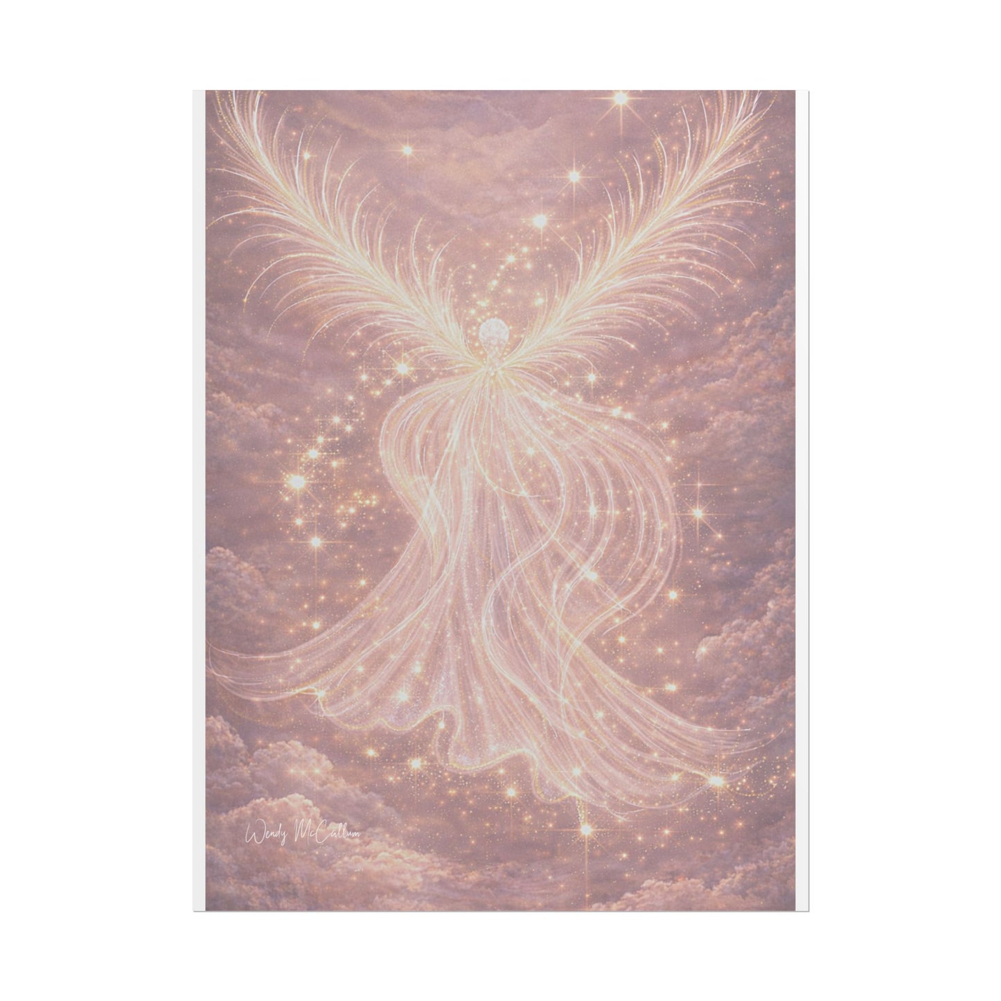 Archangel Chamuel – Fine Art Print | Angel of Love, Peace & Emotional Healing