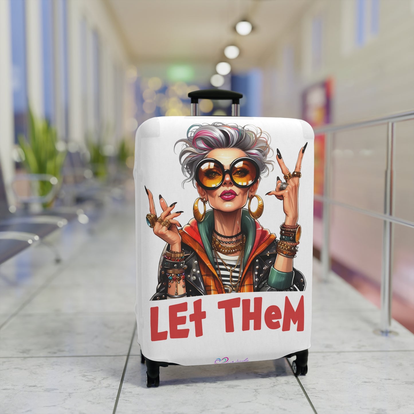 Let Them - Luggage Cover