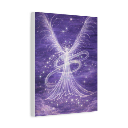 Archangel Zadkiel – Abstract Healing Frequency Art Canvas Print