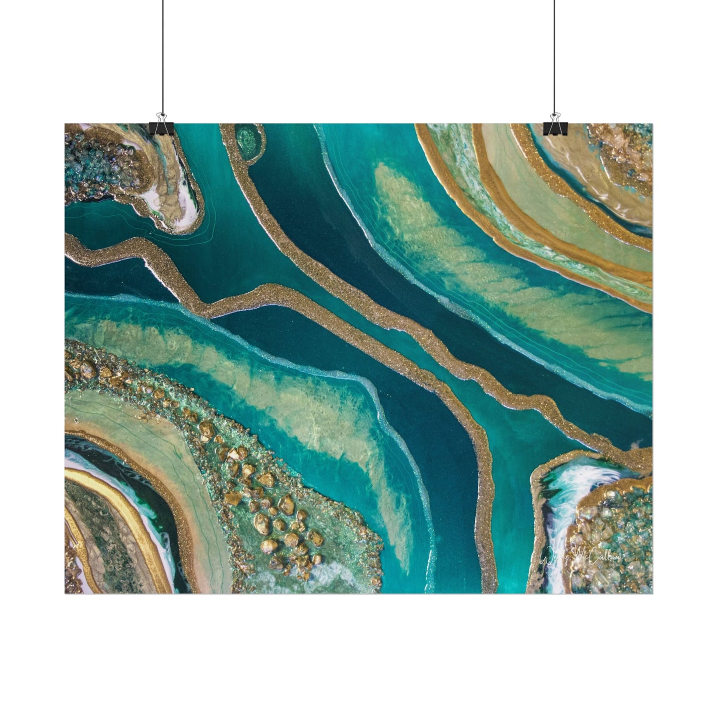 Dioptase Fine Art Print - Splendour