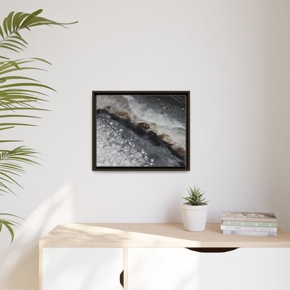 Grey Moonstone Framed Print - Opulence