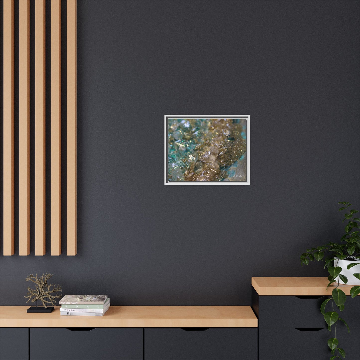 Dioptase Framed Print - Opulence
