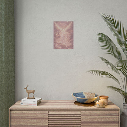 Archangel Chamuel – Fine Art Print | Angel of Love, Peace & Emotional Healing