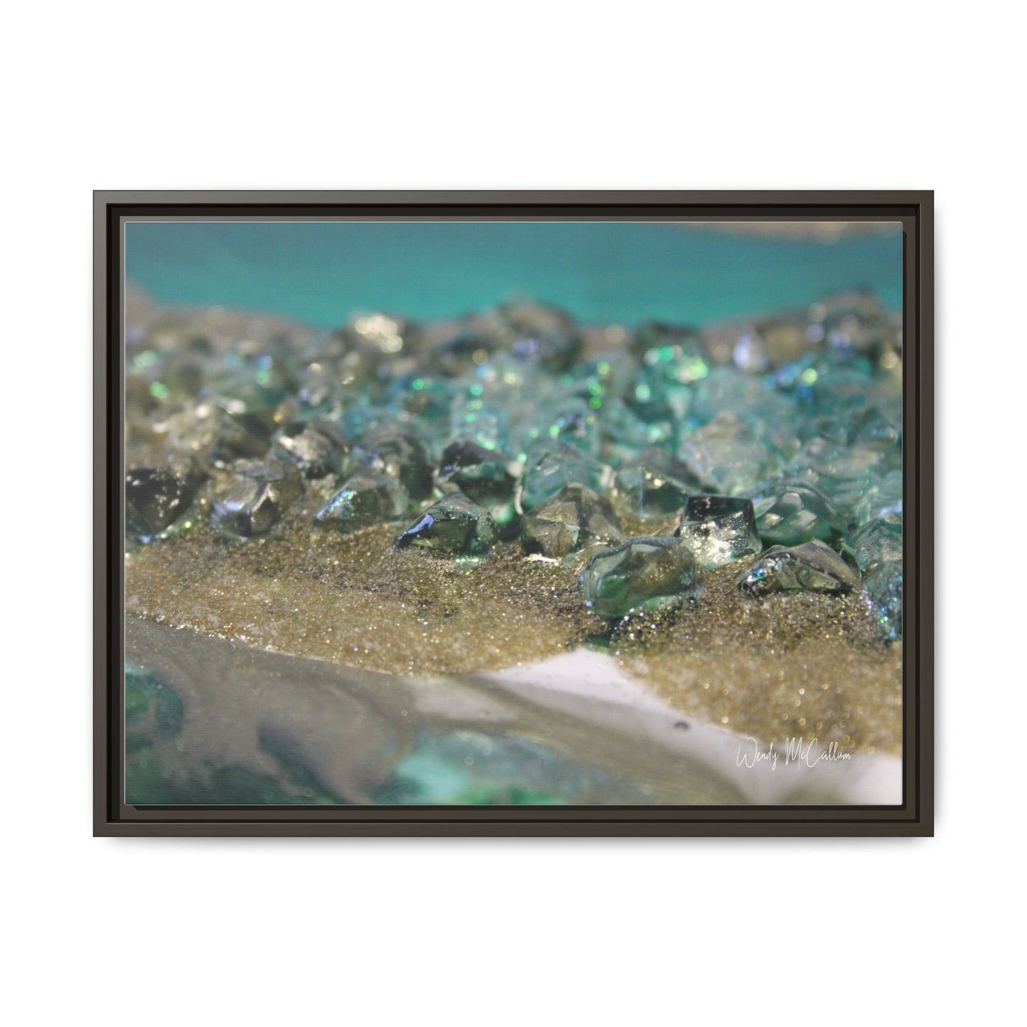 Dioptase Framed Print - Elegance