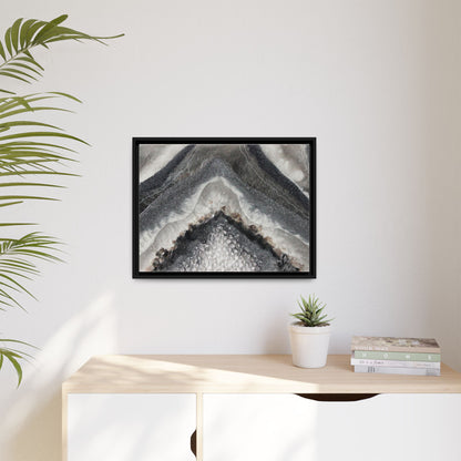 Grey Moonstone Framed Print - Splendour