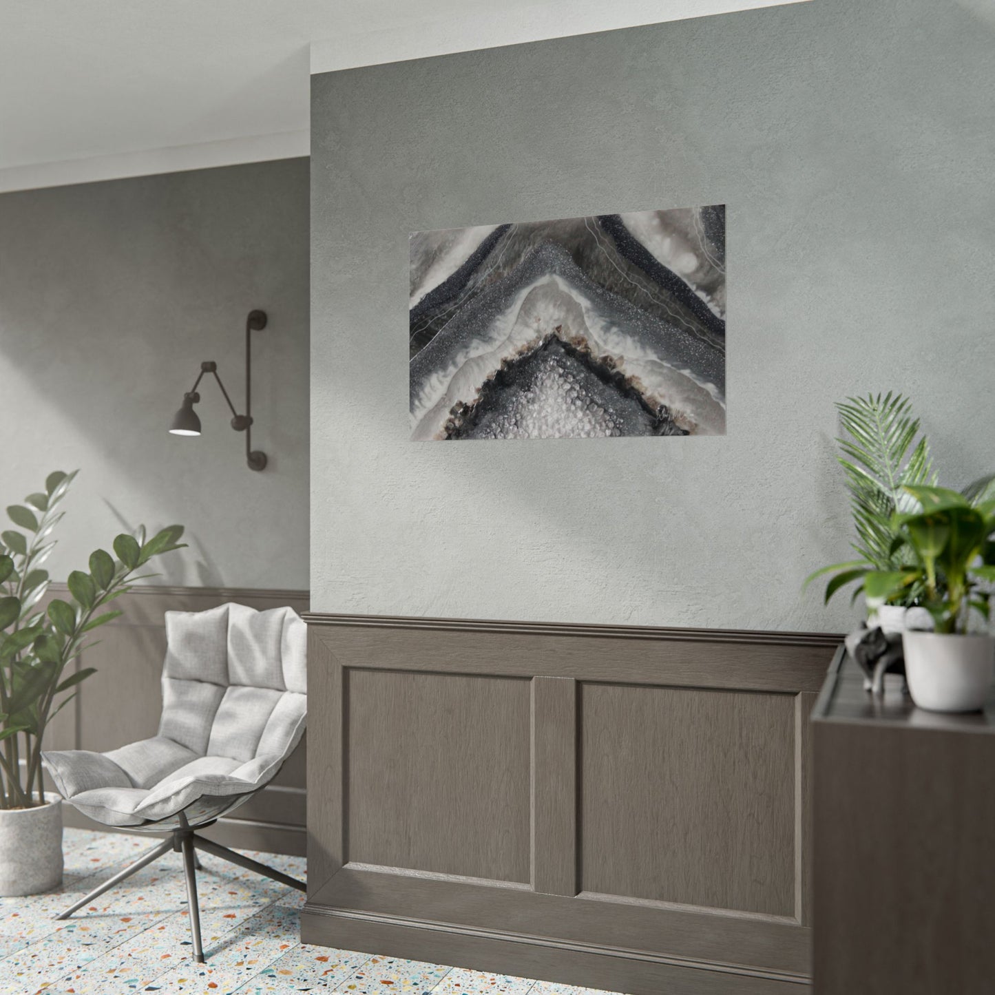 Grey Moonstone Fine Art Print - Splendour