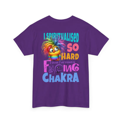 I Spiritualised Too Hard… I Think I’ve Blown a Chakra – Funny Rainbow Chick T-Shirt