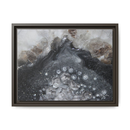 Grey Moonstone Framed Print - Elegance