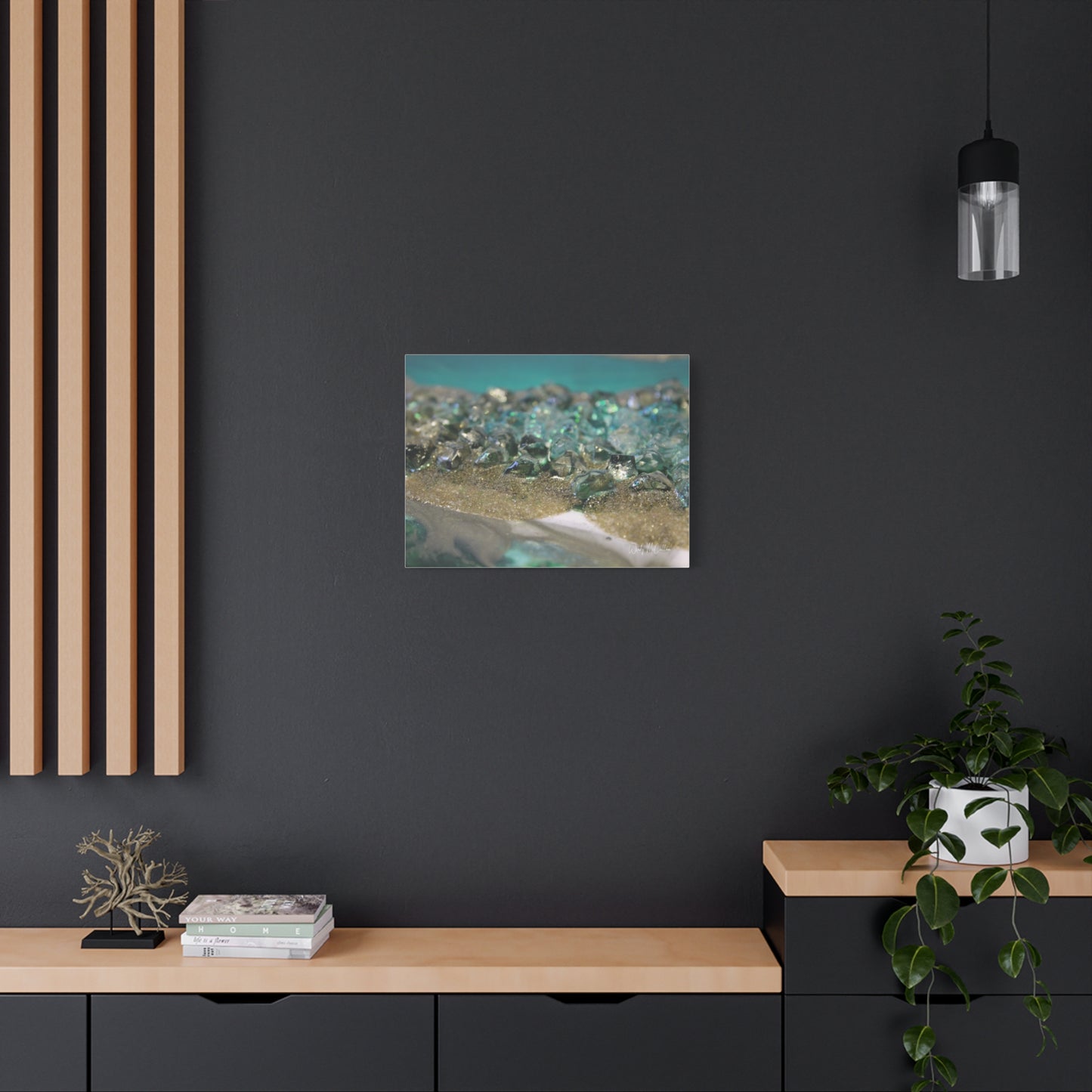 Dioptase Canvas Wall Art - Elegance