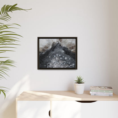 Grey Moonstone Framed Print - Elegance