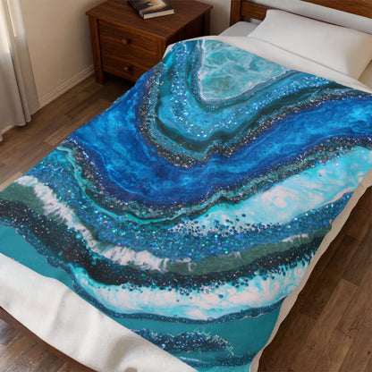 Elucidation Splendour - Velveteen Plush Blanket