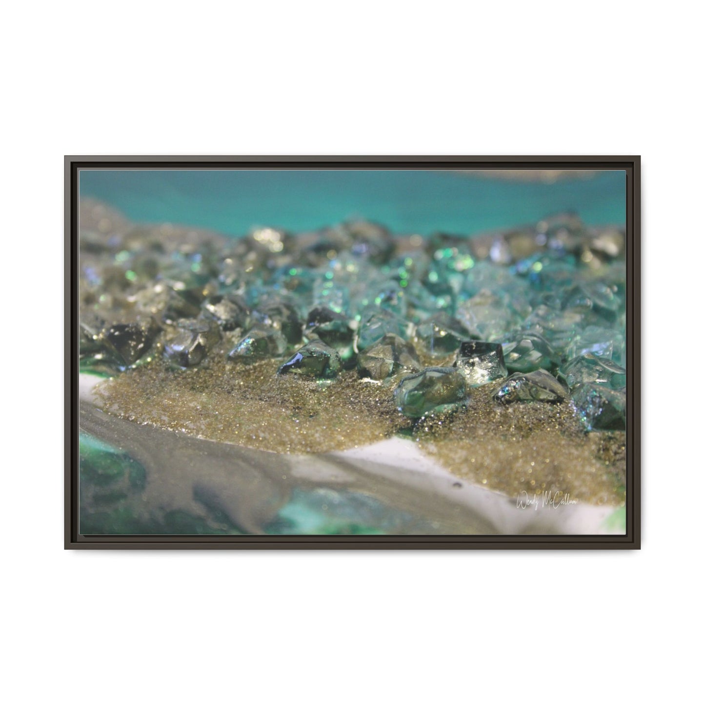 Dioptase Framed Print - Elegance