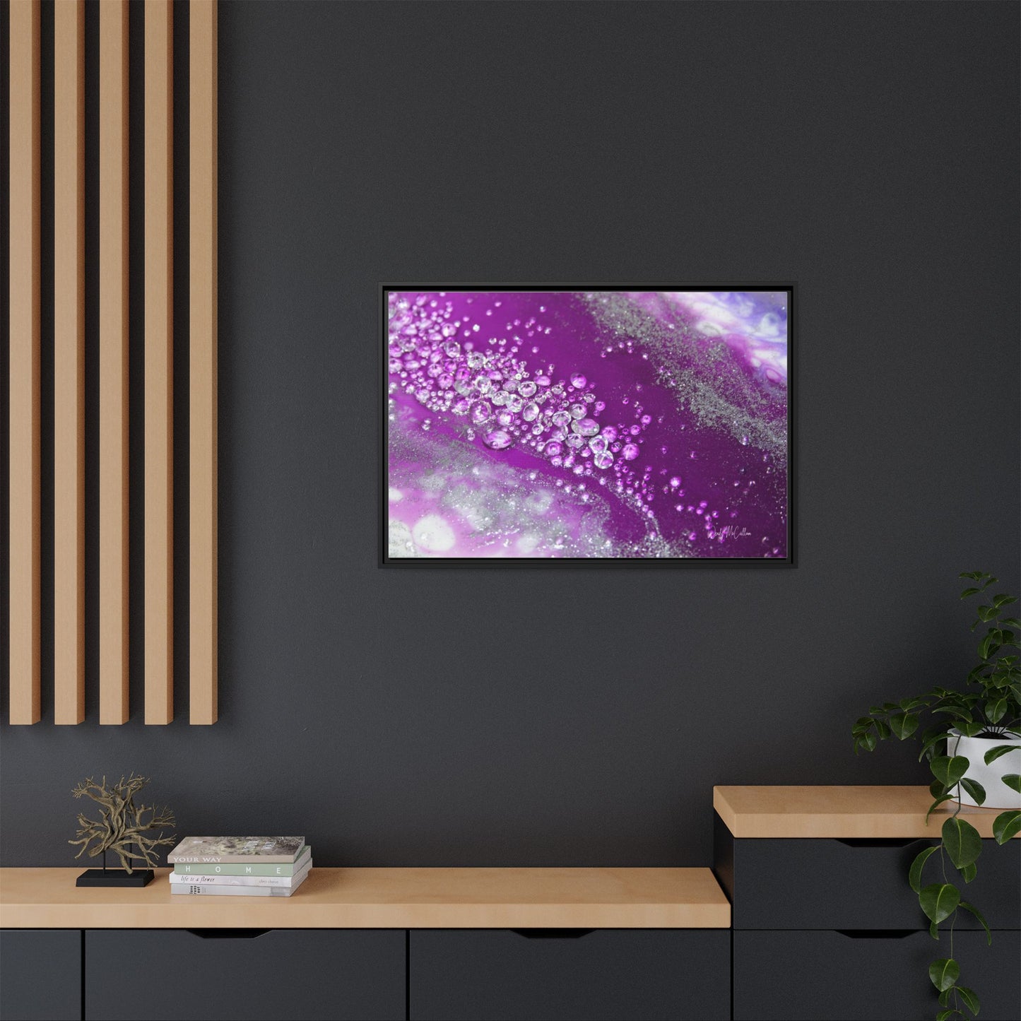 Amethyst Dreams Framed Print - Grace