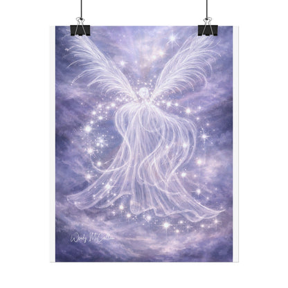 Archangel Jeremiel – Fine Art Print | Angel of Insight, Life Review & Spiritual Clarity