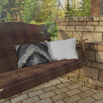 Grey Moonstone Splendour Outdoor Pillow — Patio Cushion